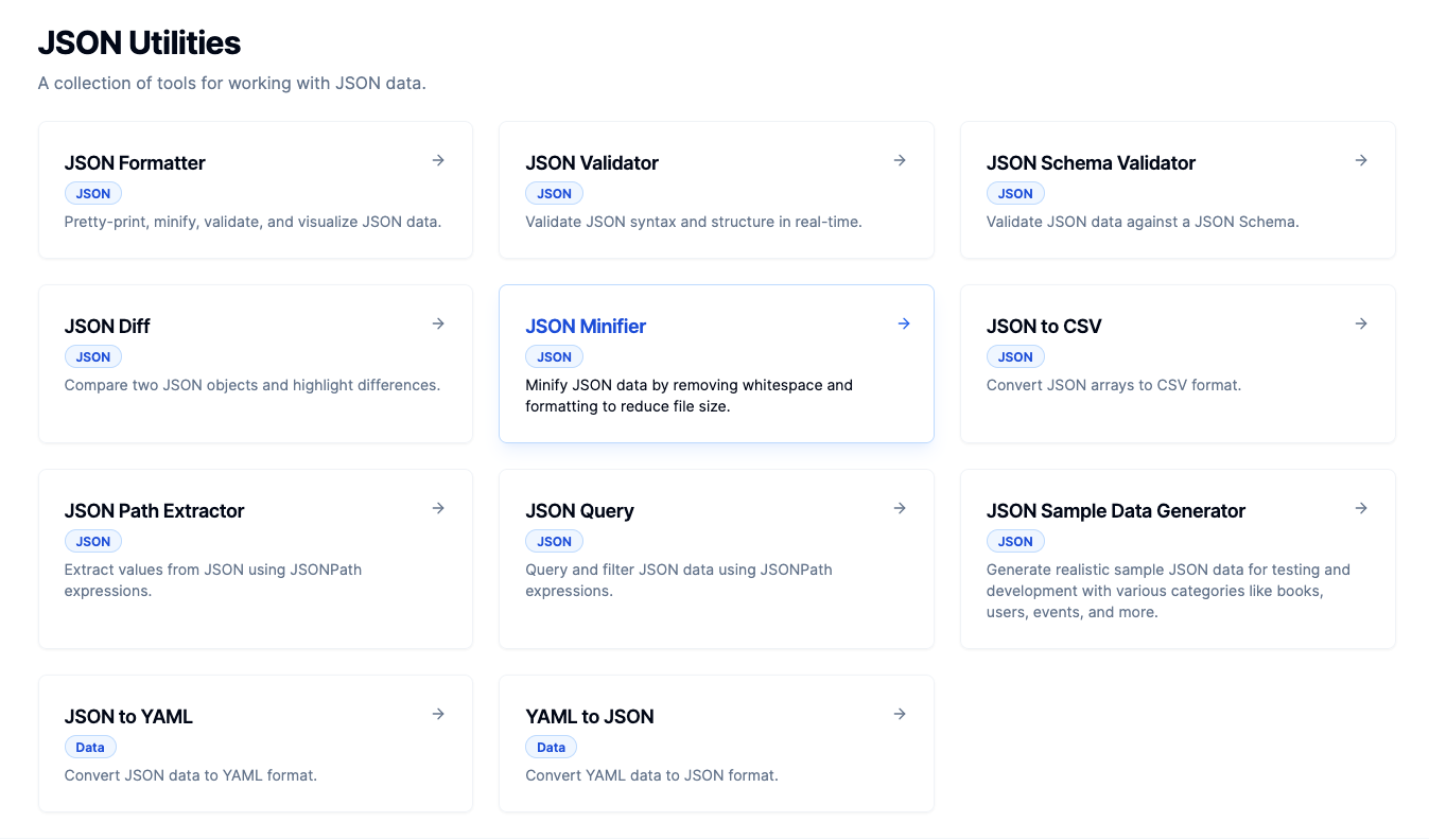 Getting Started with JSON Tools